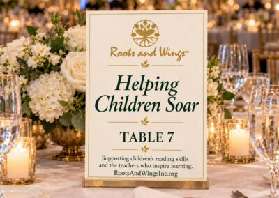 Roots-And-Wings_Table-Number-Sign_Funderwoman_South-Florida-Nonprofit-Consultant